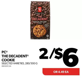 Real Canadian Superstore Pc the decadent cookie offer