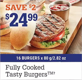 M & M Food Market Fully cooked tasty burgerstmγçá offer