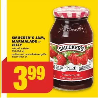 No Frills Smucker's jam, marmalade or jelly offer