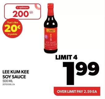 Real Canadian Superstore Lee kum kee soy sauce offer