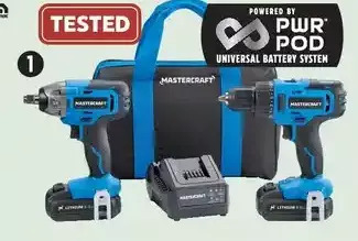 Canadian Tire Mastercraft 20v 1/2 drill and 1/2 impact wrench combo kit offer