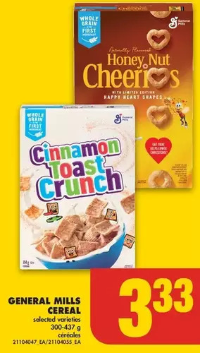 No Frills General mills cereal offer