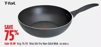 Canadian Tire T-fal viva stir fry non-stick wok offer