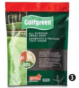 Canadian Tire Golfgreen grass seed offer