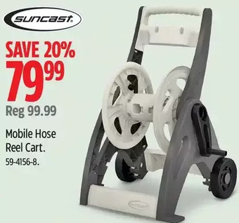 Canadian Tire Suncast mobile hose reel cart offer