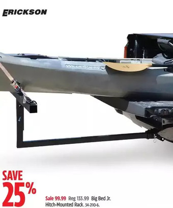Canadian Tire Erickson big bed jr. hitch-mounted rack offer
