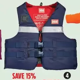 Canadian Tire Helly hansen woven polymer and nylon pfds for the family offer