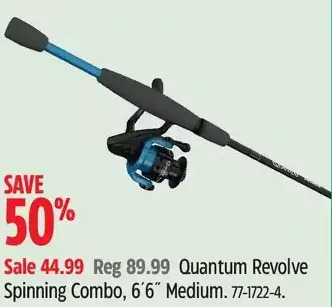 Canadian Tire Quantum revolve spinning combo offer