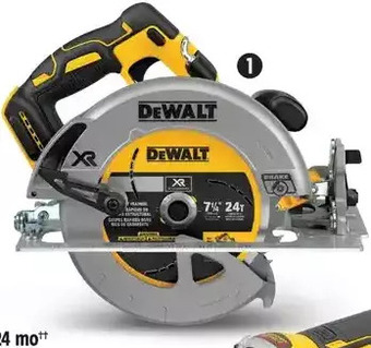 Canadian Tire Dewalt 20v max brushless 7 1/4 circular saw offer