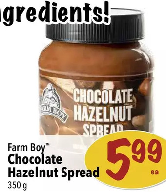 Farm Boy Farm boy chocolate hazelnut spread offer