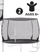 Canadian Tire 10' trampoline with sun shade netting offer