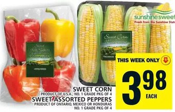 Food Basics Sweet corn | sweet assorted peppers offer