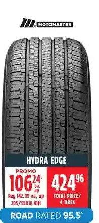 Canadian Tire Motomaster hydra edge offer