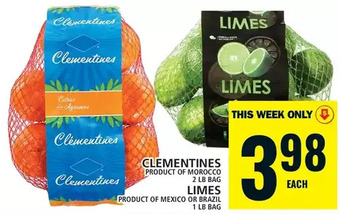 Food Basics Clementines | limes offer