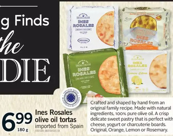 Fortinos Ines rosales olive oil tortas offer