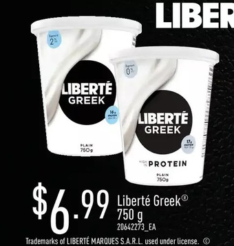 Fortinos Liberté greek offer
