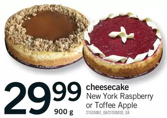 Fortinos Cheesecake offer