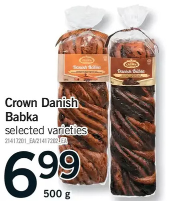 Fortinos Crown danish babka offer