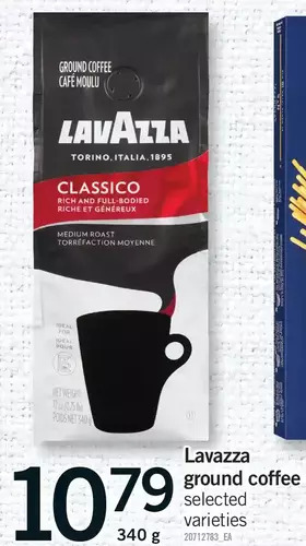 Fortinos Lavazza ground coffee offer