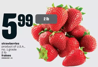 Independent Grocer Strawberries offer