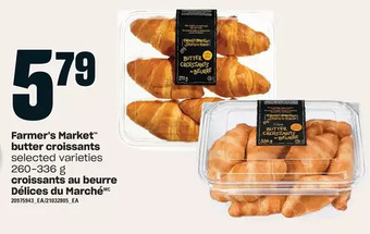 Valu-mart Farmer's market butter croissants offer