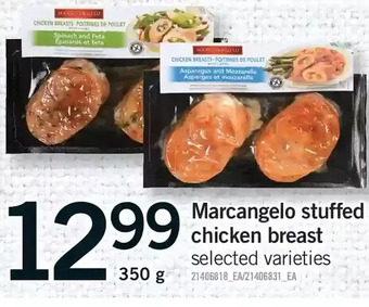 Fortinos Marcangelo stuffed chicken breast offer