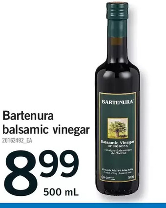 Fortinos Bartenura balsamic vinegar offer