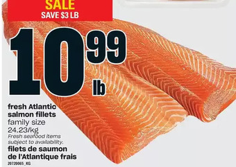 Independent Grocer Fresh atlantic salmon fillets offer