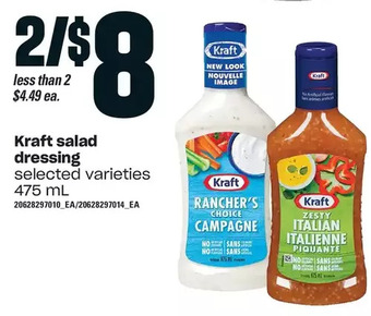 Loblaws Kraft salad dressing offer