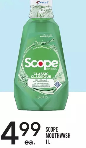 Metro Scope mouthwash offer