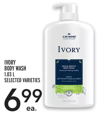 Metro Ivory body wash offer