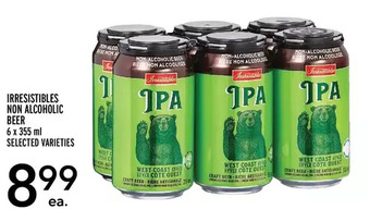 Metro Irresistibles non alcoholic beer offer