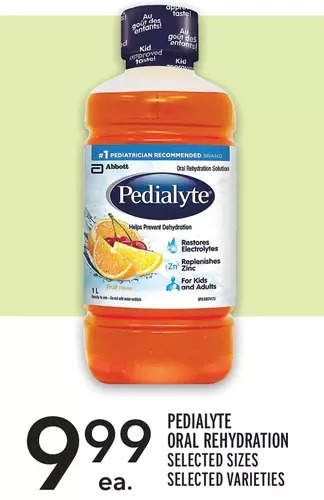 Metro Pedialyte oral rehydration offer