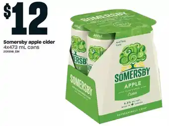 Loblaws Somersby apple cider offer
