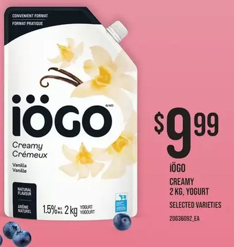 Loblaws Iögo creamy yogurt offer