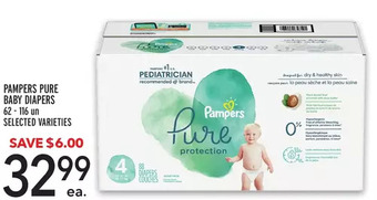 Metro Pampers pure baby diapers offer