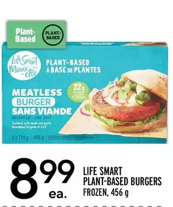 Metro Life smart plant-based burgers offer
