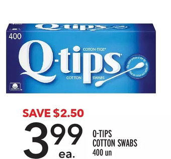Metro Q-tips cotton swabs offer