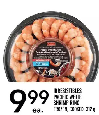 Metro Irresistibles pacific white shrimp ring offer