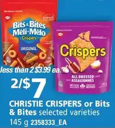 Loblaws Christie crispers or bits & bites offer