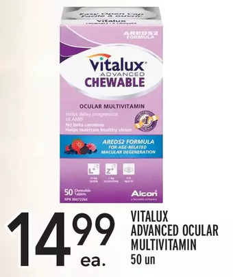 Metro Vitalux advanced ocular multivitamin offer
