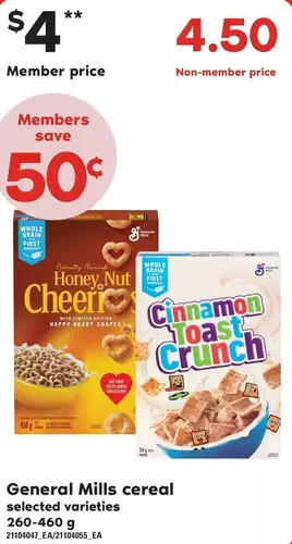 Loblaws General mills cereal offer