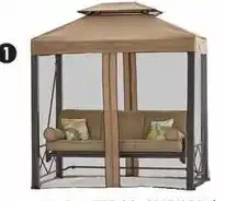 Canadian Tire CANVAS Valencia Patio Swing Daybed with Netting. 88-1682 offer