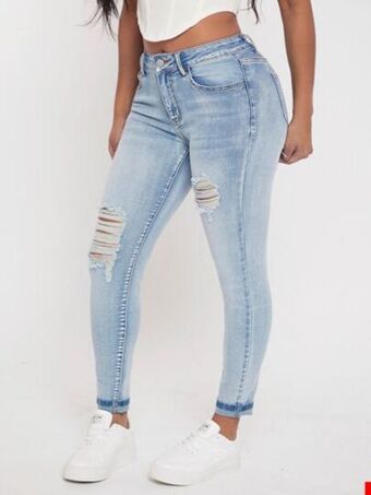 SheIn Shein sxy ripped skinny jeans offer