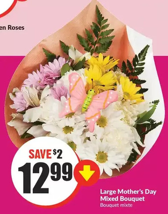 FreshCo Large mother's day mixed bouquet offer