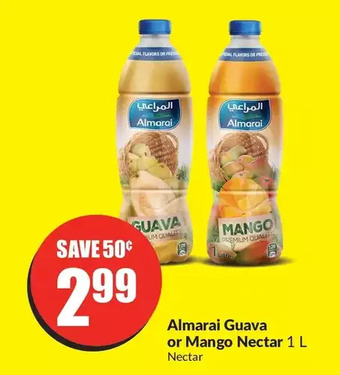 FreshCo Almarai guava or mango nectar offer
