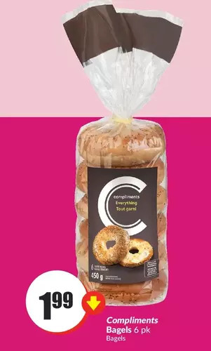FreshCo Compliments bagels offer