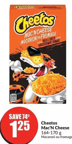 FreshCo Cheetos mac'n cheese offer