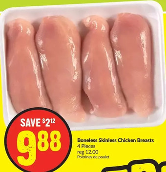 FreshCo Boneless skinless chicken breasts offer