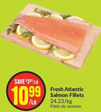 FreshCo Fresh atlantic salmon fillets offer